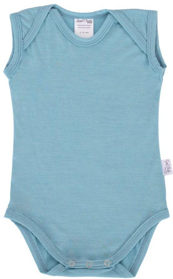 Sweet Cheeks Merino Singlet Merino Bodysuit