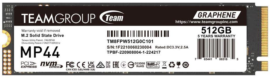 Team Group Elite MP44 M.2 PCIe 4.0 SSD