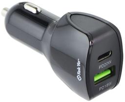 TekYa 38W Dual Port Car Charger Head with USB-C PD