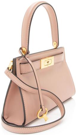 Tory Burch Lee Radziwill Leather Nano Top Handle