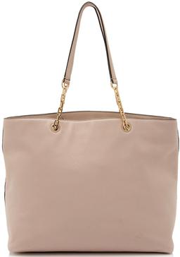 Tory Burch Pebbled Leather Chain Tote