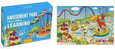 Refurbished Tristar Large Puzzle - Amusement Park Theme (60pcs) - Reebelo Singapore