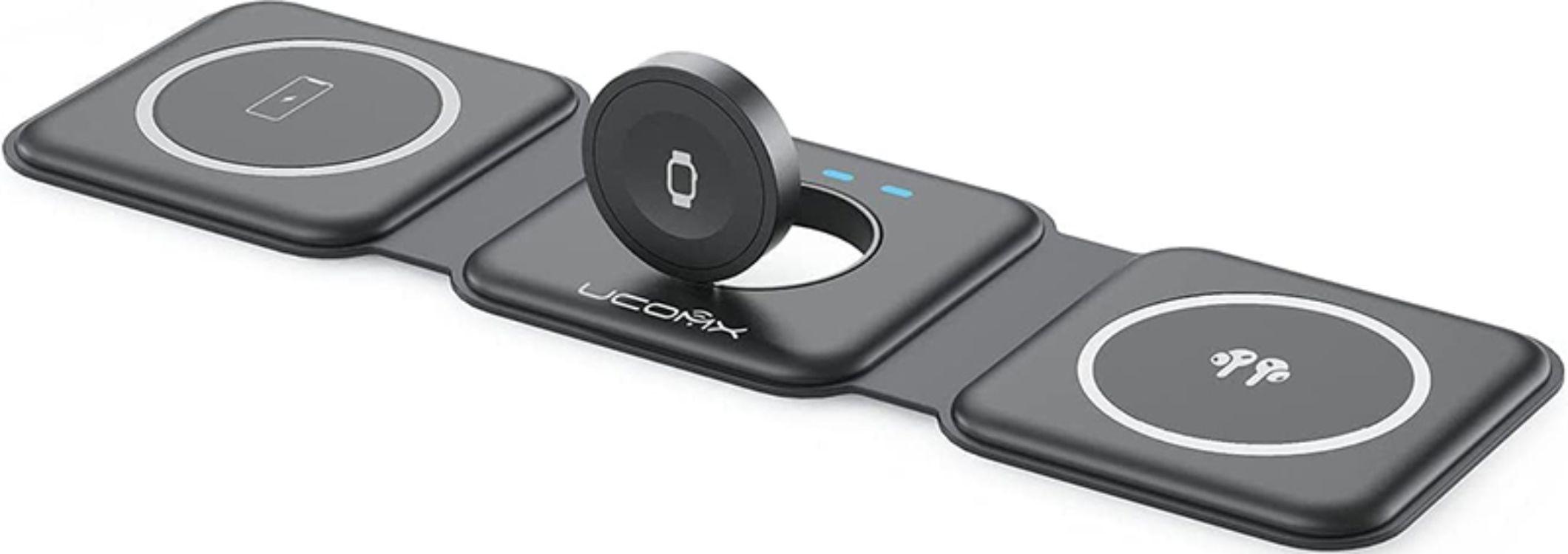 UCOMX Nano 3 in 1 Wireless Charger with Adapter