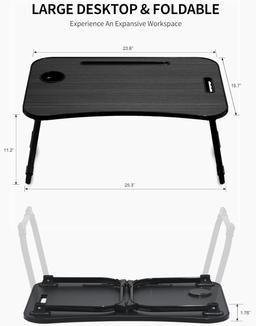 Zeaptac Laptop Bed Desk Foldable Lap Table