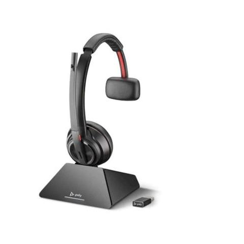Poly  Plantronics Savi 8210 UC Mono / Wireless DECT Headset USB  A - Black - Brand New
