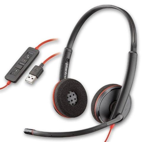 Poly  com Blackwire C3220 USB-A (C3220 USB) Headphones - Black - Brand New