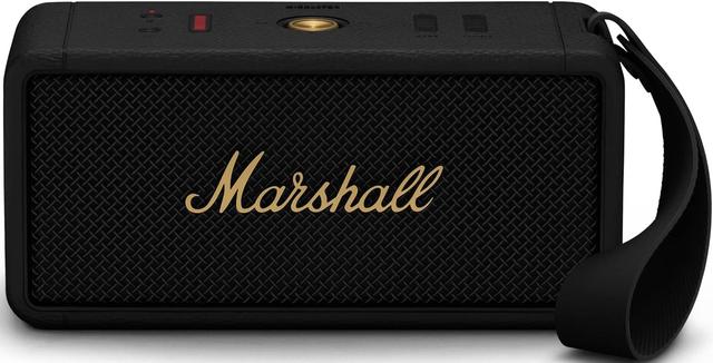 Marshall  Middleton Portable Bluetooth Speaker in Black & Brass in Brand New condition
