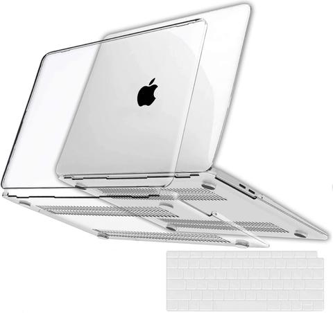 Crystal Clear Hard Case with Free Keyboard Sleeve for Macbook Pro 16-inch (A2141) - Clear - Brand New