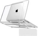 Crystal Clear Hard Case with Free Keyboard Sleeve for Macbook Pro 13.3-inch M1 / M2 (A1706/ A1708/ A1989/ A2159/ A2189/ A2251/ A2338) in Clear in Brand New condition