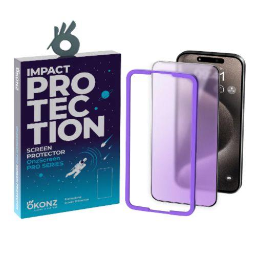 Okonz  Anti-Bluelight Tempered Glass Series Screen Protector for iPhone 12 Mini in Full Matte+Anti-Blue in Brand New condition