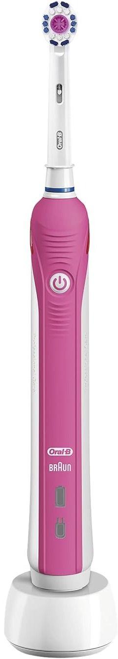 Oral-B  Pro 650 3D White Electric Rechargeable Toothbrush - Pink - Brand New