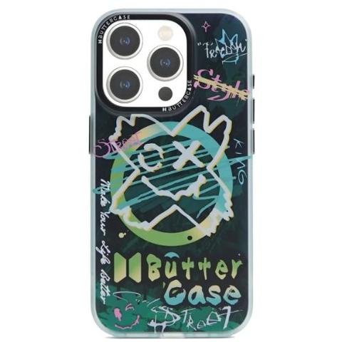 Buttercase  Graffiti Series Protective Phone Case for iPhone 15 Pro Max - Whimsy - Brand New