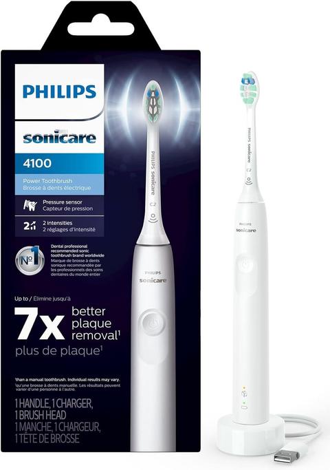 Philips  Sonicare 4100 Power Toothbrush - White - Brand New