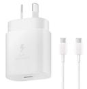 Samsung  Fast Charger Travel Adapter 45W With USB Type-C Cable in White in Brand New condition