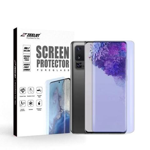 Zeelot  PureGlass 3D Loca Tempered Glass Screen Protector for Galaxy S20 Ultra - Anti Blue Ray - Brand New