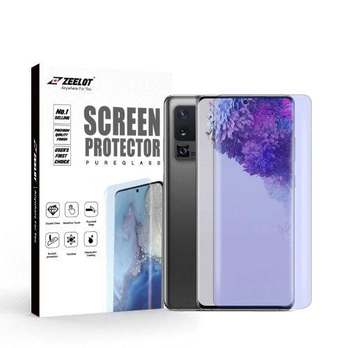 Zeelot  PureGlass 3D Loca Tempered Glass Screen Protector for Galaxy S20 Ultra in Anti Blue Ray in Brand New condition