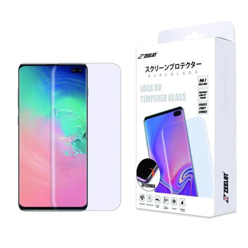 Zeelot  PureGlass 3D Loca Tempered Glass Screen Protector for Galaxy S10 in Anti Blue Ray in Brand New condition