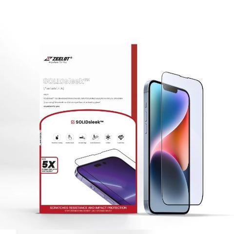Zeelot  SolidSleek Tempered Glass Screen Protector for iPhone 14 Plus / 13 Pro Max - Anti Blue Ray - Brand New