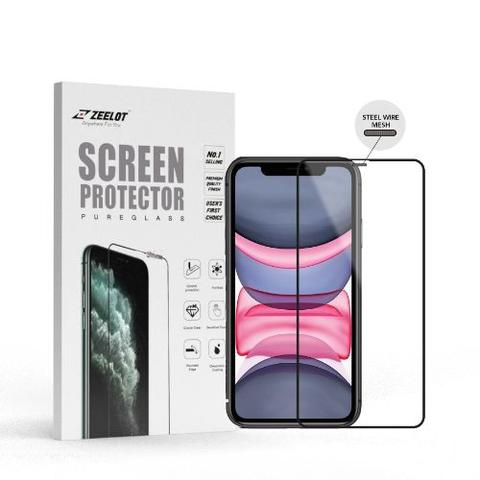 Zeelot  PureGlass 2.5D Steel Wire Tempered Glass Screen Protector for iPhone 11 Pro Max - Clear - Brand New
