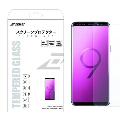 Zeelot  PureGlass 3D Loca Tempered Glass Screen Protector for Galaxy S9+ / S8+ - Clear - Brand New