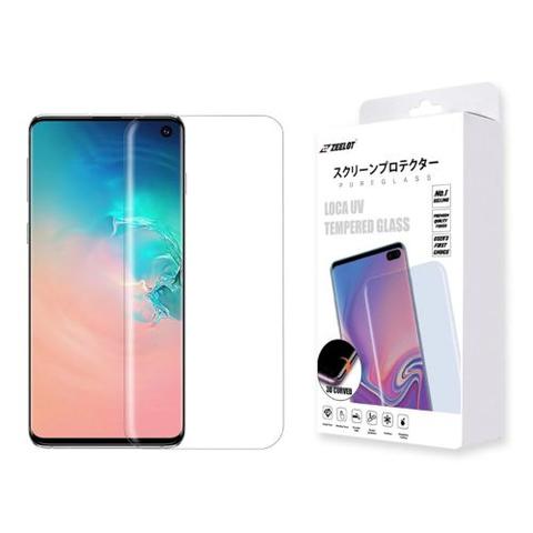 Zeelot  PureGlass 3D Loca Tempered Glass Screen Protector for Galaxy S10 - Clear - Brand New