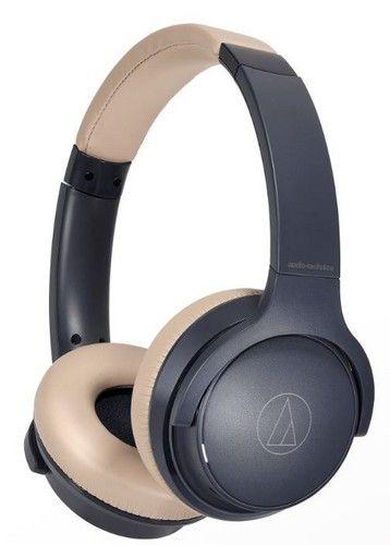 Audio-Technica  Wireless Headphones ATH-S220BT - Navy Blue - Brand New
