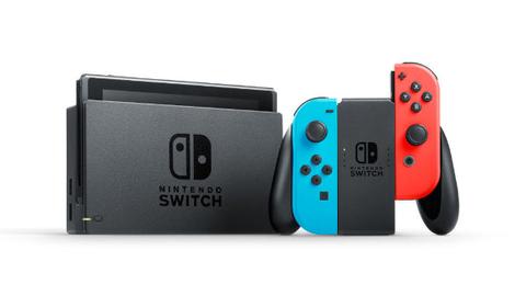 Nintendo  Switch Gen 2 Console - Neon Blue/Neon Red - Good