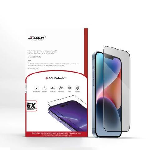 Zeelot  SolidSleek Tempered Glass Screen Protector for iPhone 13 Pro Max - Privacy - Brand New