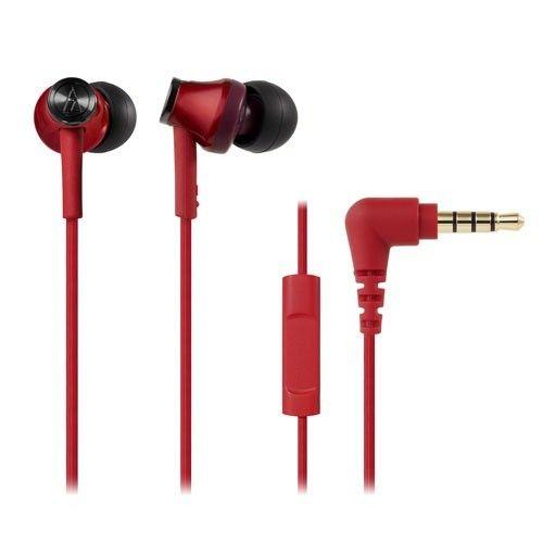 Audio-Technica  Earphones ATH-CK350iS in Red in Brand New condition