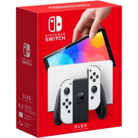 Nintendo  Switch OLED Model White Set - 64GB - White - Good
