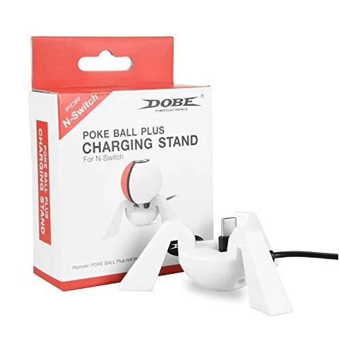 Dobe  Pokeball Plus Charging Stand - White - Brand New