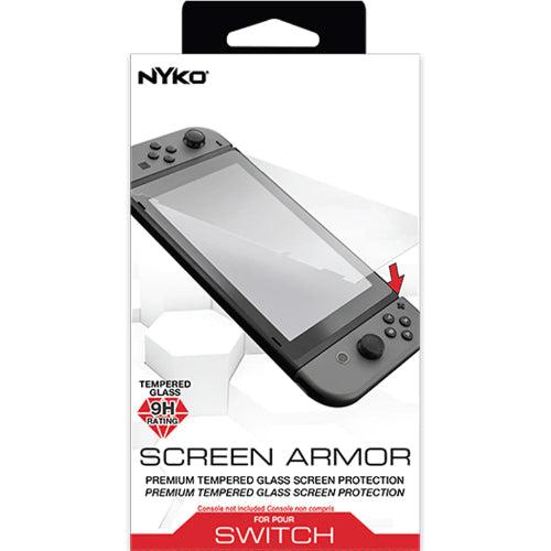 Nyko  Armor Tempered Glass Screen Protector for Nintendo Switch (1pcs) in Clear in Brand New condition