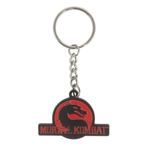 Warner Bros Mortal Kombat Logo Metal Keychain in Default in Brand New condition