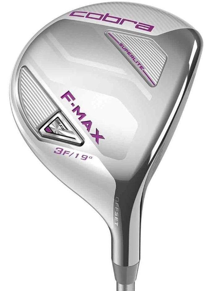 Cobra F-Max SuperLite Offset White Purple Fairway Wood Women - Golf Club
