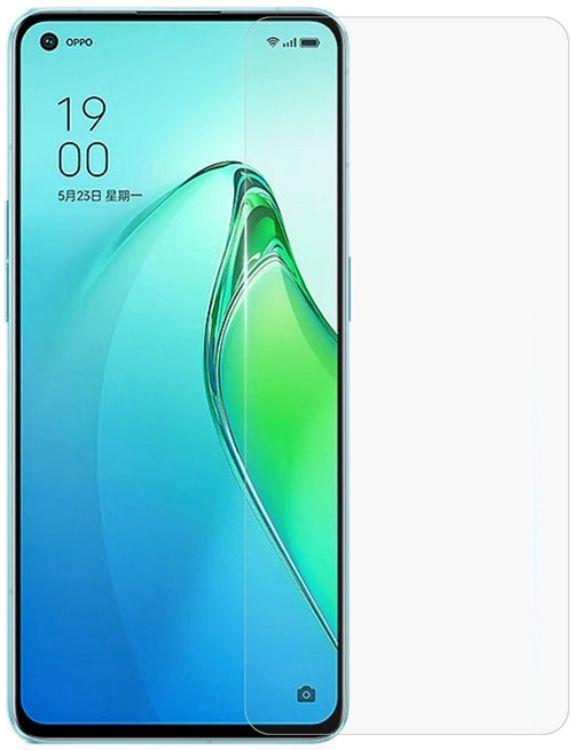 Clear Tempered Glass Screen Protector for OPPO Reno8 - Clear - Brand New