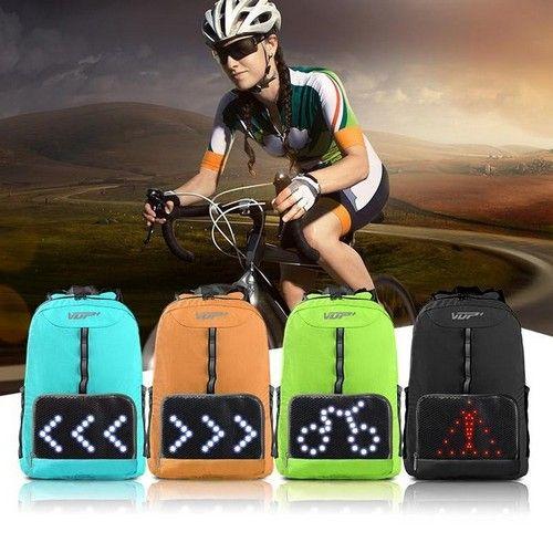 Refurbished Lightweight Cycling Backpack with LED Lighting indicators - Reebelo Singapore