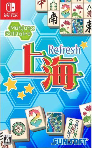 Nintendo  Switch Shanghai Refresh Mahjong Solitaire - Blue - Brand New