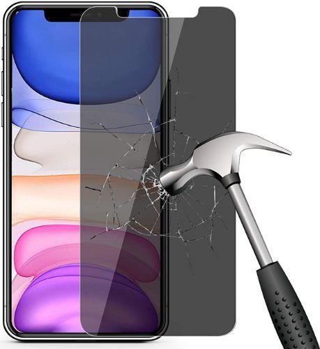 Refurbished Nuglas (2pcs) Flat Privacy Tempered Glass Screen Protector for iPhone 11 Pro Max/ XS Max - Reebelo Singapore