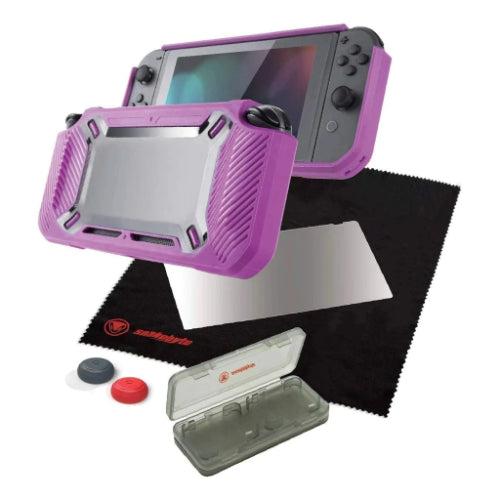 Snakebyte  Tough Kit for Nintendo Switch for Gen 1/ Gen 2 - Purple - Brand New
