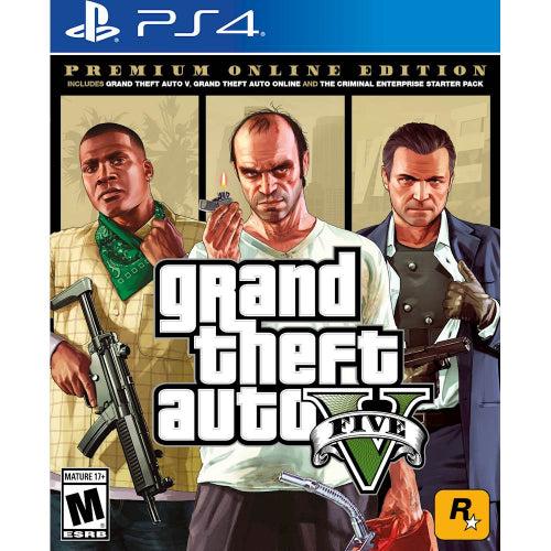 Sony PS4 Grand Theft Auto V: Premium Online Edition | Region 1 - Default - Brand New