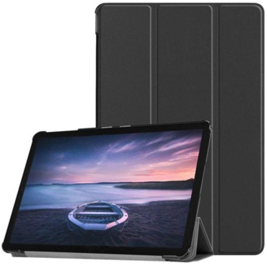 Trifold PU Leather Stand Protective Flip Tablet Case for Galaxy Tab S4 (T830 / T835) - Black - Brand New