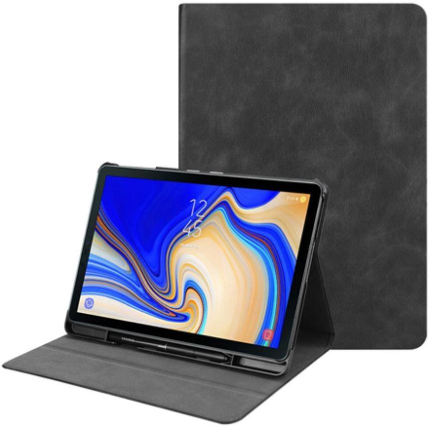 Trifold PU Leather Stand Protective Flip Tablet Case with Stylus Slot for Galaxy Tab S4 (T830 / T835)